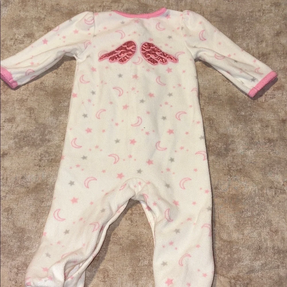 Carter's Pink and White Baby Onesie